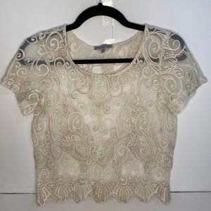 Charlotte Russ Embroidered Top